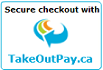 Secure checkout with TakeOutPay.ca