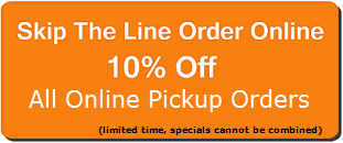 10% Off Online Pickup Orders